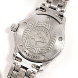 OMEGA オメガ シーマスター 120 ジャックマイヨール 1997 2580.8 腕時計
 ステンレススチール/ステンレススチール シルバー シルバー クオーツ ネイビー文字盤【中古】
 レディース