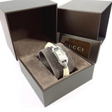 GUCCI グッチ バンブー バングルウォッチ 6800L 腕時計
 ステンレススチール/ステンレススチール シルバー シルバー クオーツ ホワイト文字盤【中古】
 レディース