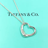 TIFFANY&Co. ティファニー オープンハート エルサペレッティ ネックレス
 シルバー925 シルバー【中古】
 レディース
