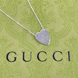 GUCCI グッチ トレードマーク ハート 223512 J8400 8106 ネックレス
 シルバー925 シルバー【中古】
 レディース