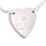 GUCCI グッチ トレードマーク ハート 223512 J8400 8106 ネックレス
 シルバー925 シルバー【中古】
 レディース
