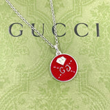GUCCI グッチ ゴースト ダイヤモンド ネックレス
 シルバー925 シルバー シルバー【中古】
 ユニセックス