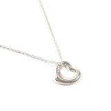 TIFFANY&Co. ティファニー オープンハート エルサペレッティ ネックレス
 シルバー925 シルバー【中古】
 レディース
