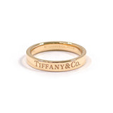 TIFFANY&Co. ティファニー フラット バンドリング リング・指輪
 K18ピンクゴールド 8 ピンクゴールド【中古】
 レディース