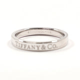 TIFFANY&Co. ティファニー フラット バンドリング リング・指輪
 Pt950プラチナ 11.5 シルバー【中古】
 レディース