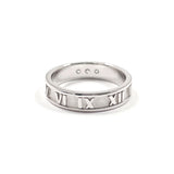 TIFFANY&Co. ティファニー アトラス 3P リング・指輪
 K18ホワイトゴールド/ダイヤモンド 10 シルバー【中古】
 レディース