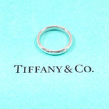 TIFFANY&Co. ティファニー スタッキング バンドリング エルサペレッティ リング・指輪
 Pt950プラチナ/ダイヤモンド 7.5 シルバー【中古】
 レディース