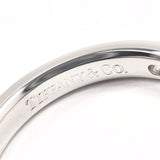 TIFFANY&Co. ティファニー スタッキング バンドリング エルサペレッティ リング・指輪
 Pt950プラチナ/ダイヤモンド 7.5 シルバー【中古】
 レディース