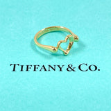 TIFFANY&Co. ティファニー オープンハート エルサペレッティ リング・指輪
 K18イエローゴールド 10 ゴールド【中古】
 レディース