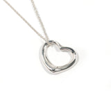 TIFFANY&Co. ティファニー オープンハート エルサペレッティ ネックレス
 シルバー925 シルバー【中古】
 レディース