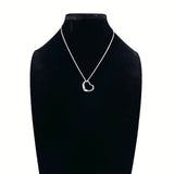 TIFFANY&Co. ティファニー オープンハート エルサペレッティ ネックレス
 シルバー925 シルバー【中古】
 レディース