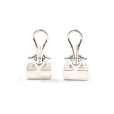 GUCCI グッチ スクエア ピアス
 シルバー925 シルバー【中古】
 レディース