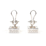 GUCCI グッチ スクエア ピアス
 シルバー925 シルバー【中古】
 レディース