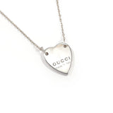 GUCCI グッチ トレードマーク ハート 223512 J8400 8106 ネックレス
 シルバー925 シルバー【中古】
 レディース