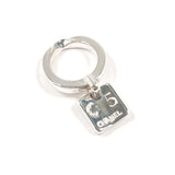 CHANEL シャネル カメリア No.5 クローバー プレート リング・指輪
 シルバー 10 シルバー【中古】
 レディース