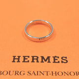 HERMES エルメス カルトゥーシュ リング・指輪
 K18ホワイトゴールド 8.5 シルバー 0815795刻印【中古】
 レディース