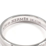 HERMES エルメス カルトゥーシュ リング・指輪
 K18ホワイトゴールド 8.5 シルバー 0815795刻印【中古】
 レディース