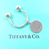 TIFFANY&Co. ティファニー ラウンド タグ キーリング キーホルダー
 シルバー925 シルバー【中古】
 ユニセックス