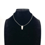 Georg Jensen ジョージジェンセン 423 ネックレス
 シルバー925/レザー シルバー【中古】
 メンズ