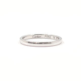 CARTIER カルティエ 1895 ウェディング リング B4071956 リング・指輪
 Pt950プラチナ 15.5 シルバー【中古】
 メンズ