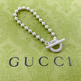 GUCCI グッチ ボールチェーン ブレスレット
 シルバー925 シルバー【中古】
 レディース