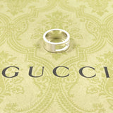 GUCCI グッチ ブランデッド カットアウトG リング・指輪
 シルバー925 11 シルバー【中古】
 レディース