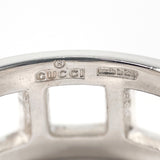 GUCCI グッチ オープン スクエア リング・指輪
 シルバー925 12 シルバー【中古】
 ユニセックス