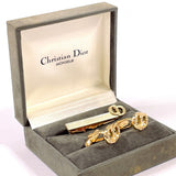 Christian Dior クリスチャンディオール タイピン セット ヴィンテージ カフス
 メタル/ストーン ゴールド【中古】
 メンズ