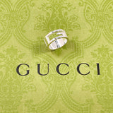 GUCCI グッチ ブランデッド カットアウトG リング・指輪
 シルバー925 10 シルバー【中古】
 レディース