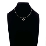TIFFANY&Co. ティファニー ピアスド ハート ネックレス
 シルバー925 シルバー【中古】
 レディース