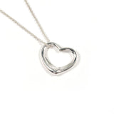 TIFFANY&Co. ティファニー オープンハート エルサペレッティ ネックレス
 シルバー925 シルバー【中古】
 レディース