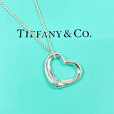 TIFFANY&Co. ティファニー オープンハート エルサペレッティ ネックレス
 シルバー925 シルバー【中古】
 レディース