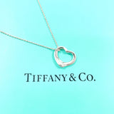 TIFFANY&Co. ティファニー オープンハート エルサペレッティ ネックレス
 シルバー925 シルバー【中古】
 レディース