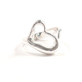 TIFFANY&Co. ティファニー オープンハート エルサペレッティ リング・指輪
 シルバー925 8 シルバー【中古】
 レディース