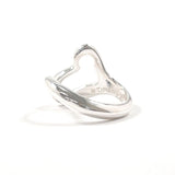 TIFFANY&Co. ティファニー オープンハート エルサペレッティ リング・指輪
 シルバー925 8 シルバー【中古】
 レディース
