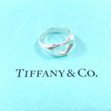 TIFFANY&Co. ティファニー オープンハート エルサペレッティ リング・指輪
 シルバー925 10.5 シルバー【中古】
 レディース