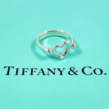 TIFFANY&Co. ティファニー オープンハート エルサペレッティ リング・指輪
 シルバー925 9 シルバー【中古】
 レディース