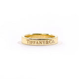 TIFFANY&Co. ティファニー フラット バンドリング リング・指輪
 K18イエローゴールド 3.5 ゴールド【中古】
 レディース