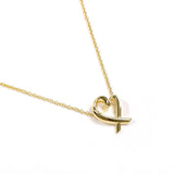 TIFFANY&Co. ティファニー ラビングハート パロマピカソ ネックレス
 K18イエローゴールド ゴールド【中古】
 レディース