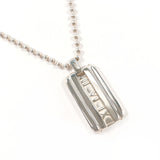 TIFFANY&Co. ティファニー アトラス プレート ボールチェーン ネックレス
 シルバー925 シルバー【中古】
 ユニセックス
