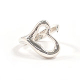 TIFFANY&Co. ティファニー オープンハート エルサペレッティ リング・指輪
 シルバー925 9 シルバー【中古】
 レディース
