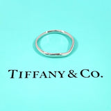 TIFFANY&Co. ティファニー カーブド バンドリング エルサペレッティ リング・指輪
 Pt950プラチナ 16.5 シルバー【中古】
 メンズ