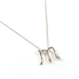 TIFFANY&Co. ティファニー アルファベット レター M エルサペレッティ ネックレス
 シルバー925 シルバー【中古】
 レディース
