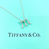 TIFFANY&Co. ティファニー アルファベット レター M エルサペレッティ ネックレス
 シルバー925 シルバー【中古】
 レディース