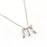 TIFFANY&Co. ティファニー アルファベット レター M エルサペレッティ ネックレス
 シルバー925 シルバー【中古】
 レディース