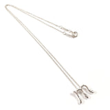 TIFFANY&Co. ティファニー アルファベット レター M エルサペレッティ ネックレス
 シルバー925 シルバー【中古】
 レディース