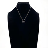 TIFFANY&Co. ティファニー アルファベット レター M エルサペレッティ ネックレス
 シルバー925 シルバー【中古】
 レディース