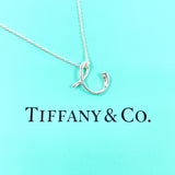 TIFFANY&Co. ティファニー アルファベット レター C エルサペレッティ ネックレス
 シルバー925 シルバー【中古】
 レディース