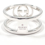 GUCCI グッチ インターロッキング G ワイドリング リング・指輪
 シルバー925 15 シルバー【中古】
 メンズ