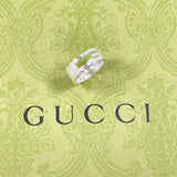 GUCCI グッチ ブランデッド カットアウトG リング・指輪
 シルバー925 19 シルバー【中古】
 メンズ